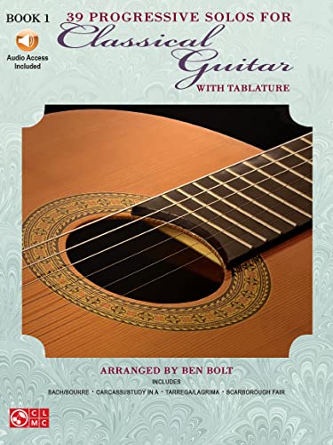 39 Progressive Solos for Classical Guitar - Book 1 (Book/Online Audio)