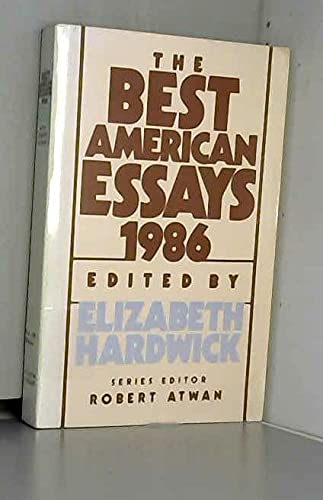 Best American Essays 1986 (The Best American Essays)