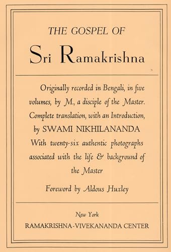 The Gospel of Sri Ramakrishna
