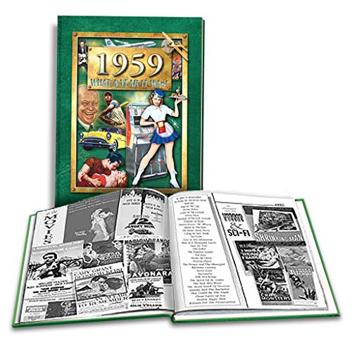 1959 What A Year It Was! Coffee Table Book: Happy 60th Birthday or Anniversary