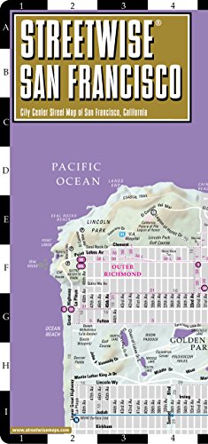Streetwise San Francisco Map - Laminated City Center Street Map of San Francisco, California