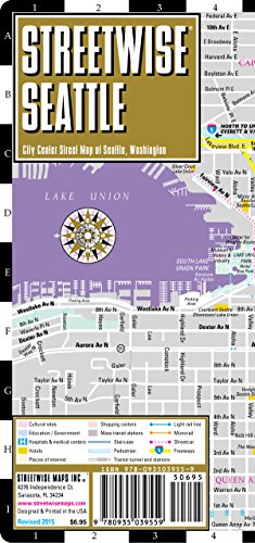 Streetwise Seattle Map - Laminated City Center Street Map of Seattle, Washington