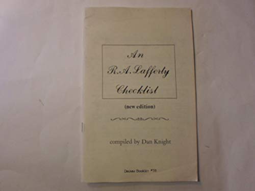 An R.A. Lafferty checklist (Drumm booklet)
