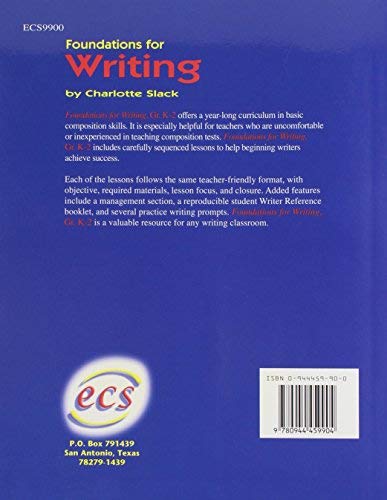 Foundations for Writing, Grades 2-5