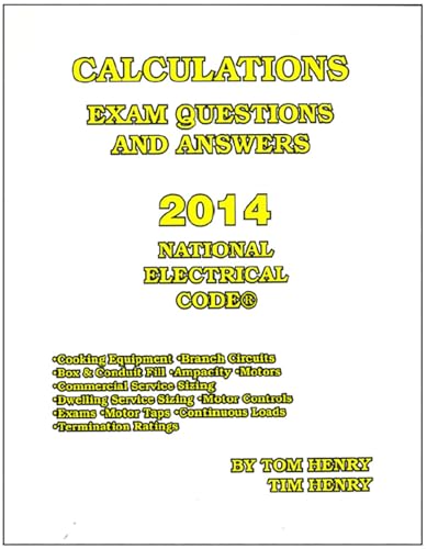 Calculations for the Electrical Exam 2014 by Tom Henry (2014-11-08)