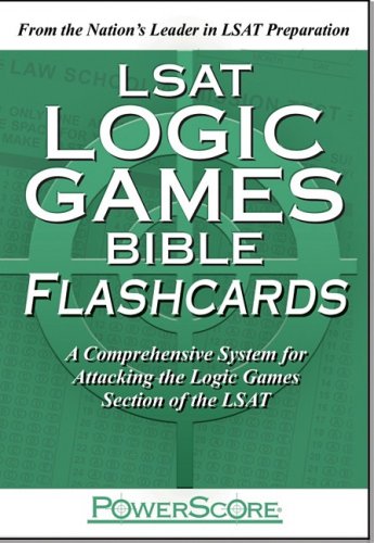 The PowerScore LSAT Logic Games Bible Flashcards