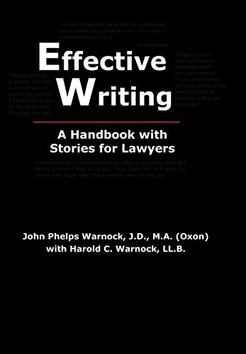 Effective Writing: A Handbook With Stories for Lawyers