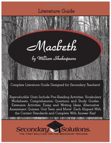 Macbeth Literature Guide (Secondary Solutions Teaching Guide)