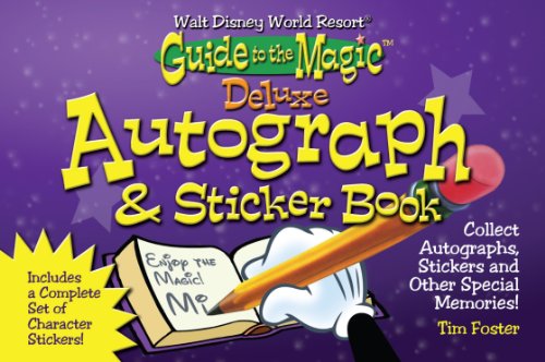Walt Disney World Deluxe Autograph & Sticker Book
