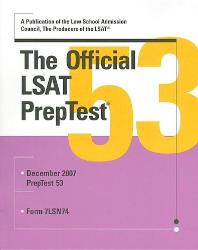 Official Lsat Preptest 53