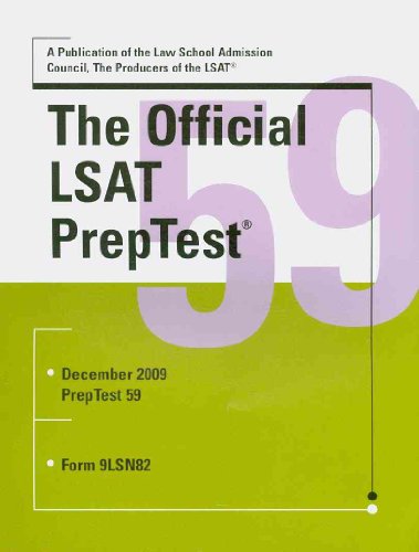The Official LSAT PrepTest 59