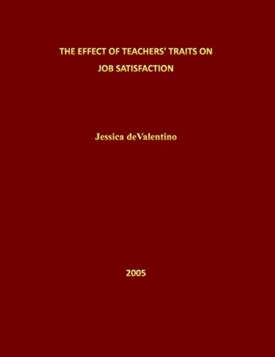 The Effect of Teachers Traits on Job Satisfaction