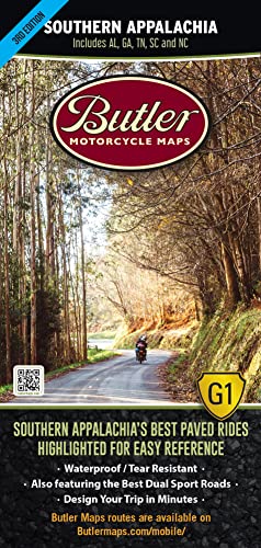 Butler Maps G1 Regional Maps (Southern Appalachia)