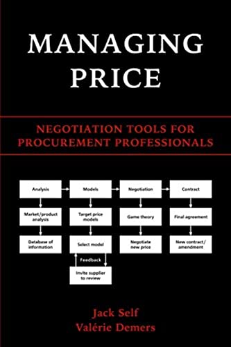 Managing Price: Negotiation Tools for Procurement Professionals