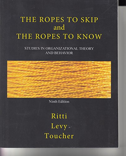 The Ropes to Skip and the Ropes to Know, ninth edition