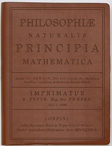 Principia Mathematica Brown Leather Journal: Brown Lined Journal (Science and Exploration)