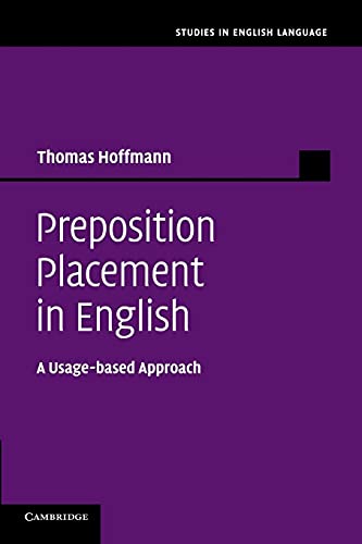 Preposition Placement in English: A Usage-Based Approach