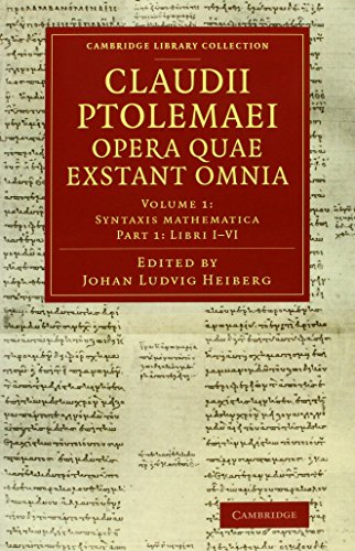 Claudii Ptolemaei opera quae exstant omnia 2 Volume Set (Cambridge Library Collection - Classics)