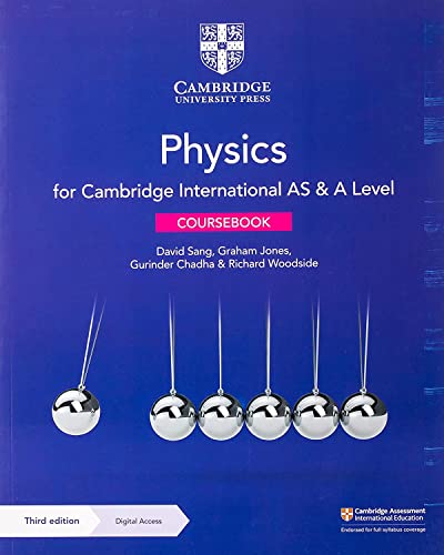 Cambridge International AS & A Level Physics Coursebook with Digital Access (2 Years) 3ed