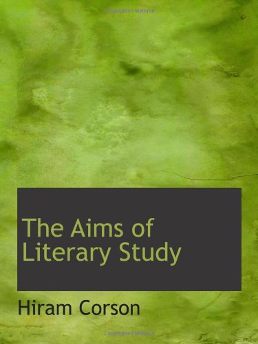 The Aims of Literary Study