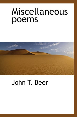 Miscellaneous poems