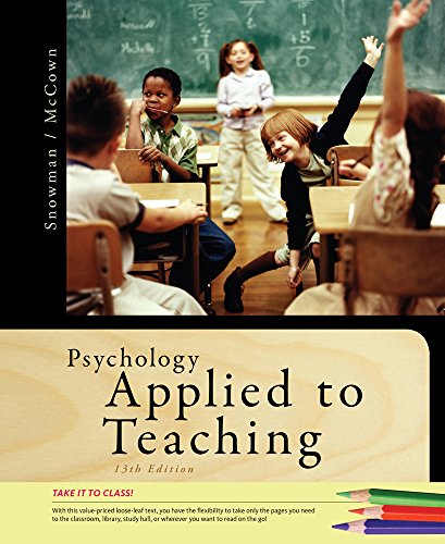 Bundle: Cengage Advantage Books: Psychology Applied to Teaching, 13th + Printed Access Card for Wadsworth’s Education Media Library