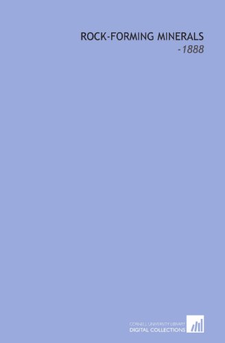 Rock-Forming Minerals: -1888