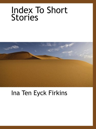 Index To Short Stories