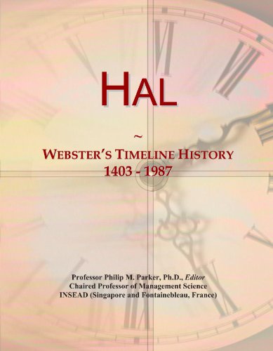 Hal: Webster's Timeline History, 1403 - 1987