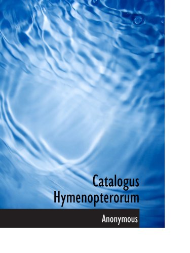Catalogus Hymenopterorum