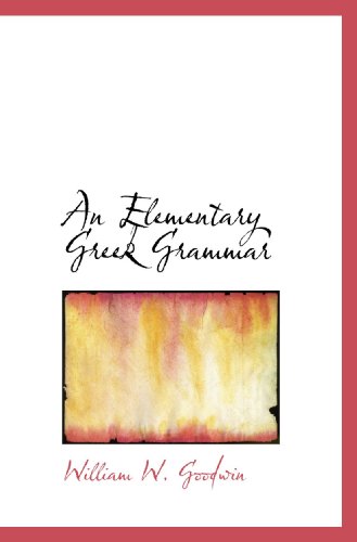 An Elementary Greek Grammar