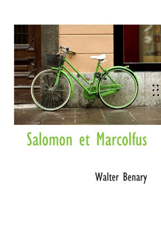 Salomon et Marcolfus (Latin Edition)