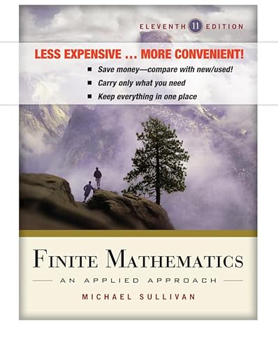 Finite Mathematics: An Applied Approach, Binder Ready Version + WileyPLUS Registration Card