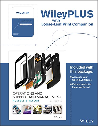 Operations and Supply Chain Management