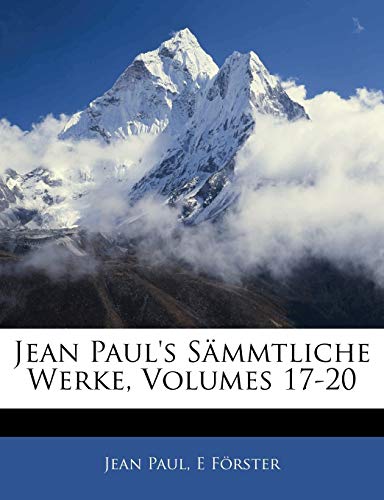 Jean Paul's Sammtliche Werke, Erster Band