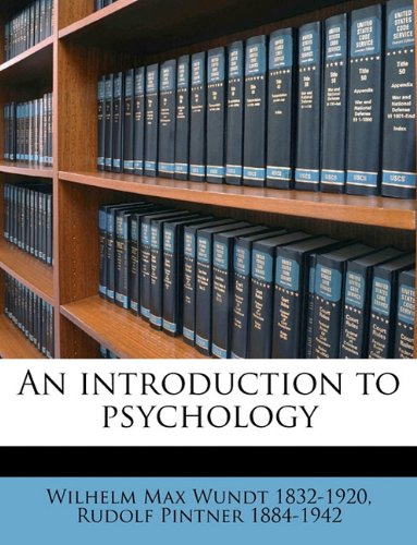 An Introduction to Psychology
