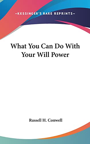 What You Can Do With Your Will Power