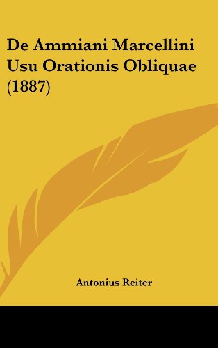 de Ammiani Marcellini Usu Orationis Obliquae (1887)