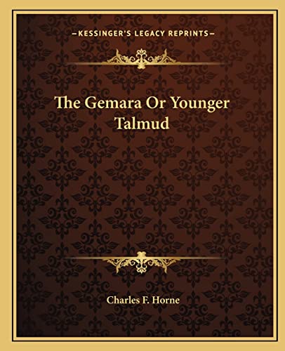 The Gemara Or Younger Talmud