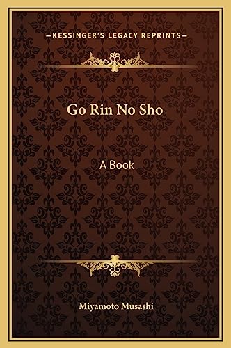 Go Rin No Sho: A Book