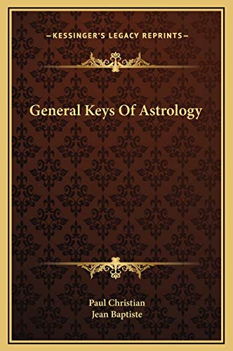 General Keys Of Astrology