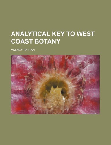 Analytical key to West coast botany