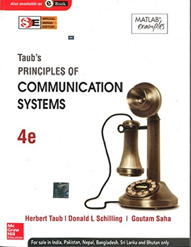 Taubs Principles Of Communication Systems 4Ed (Sie) (Pb 2020)