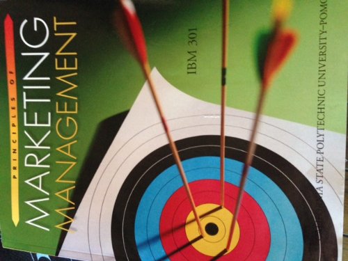 Principles of Marketing Management (Ibm 301)