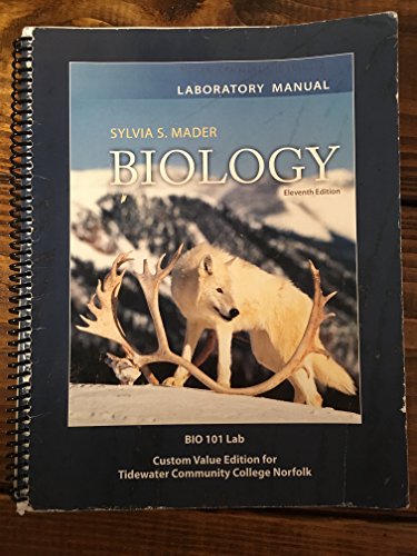 Lab Manual for Biology Volume 1