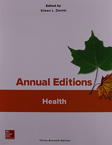 Annual Editions: Health, 37/e (ANNUAL EDITIONS HSSL)