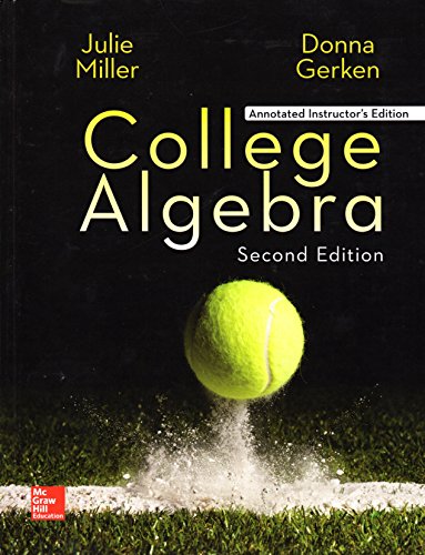 College Algebra ANNOTATED INSTRUCTOR'S EDITION