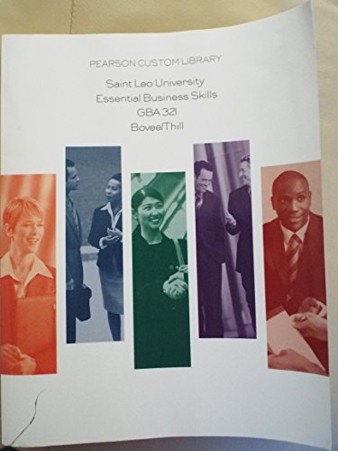 Saint Leo University Essential Business Skills GBA 321