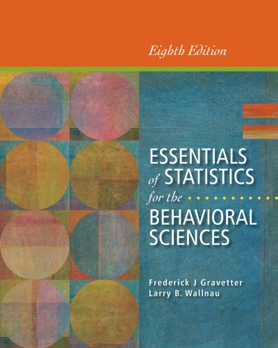 Essentials of Statistics for the Behavioral Sciences (Cengage Advantage Books)