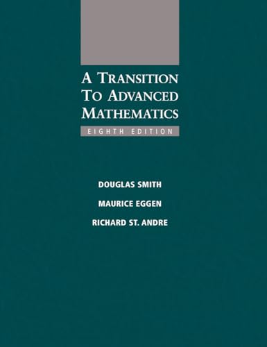 A Transition to Advanced Mathematics